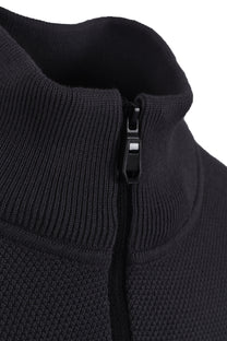 Boss Green Zone Half Zip Knitwear Dark Grey Boss Green