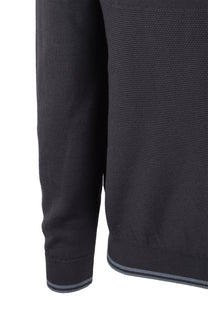 Boss Green Zone Half Zip Knitwear Dark Grey Boss Green