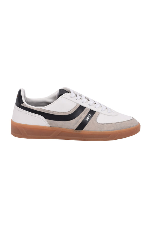 Boss Orange BOSS BRANDON TENN TRAINER NATURAL Boss Orange Michael Stewart Menswear  Trainers