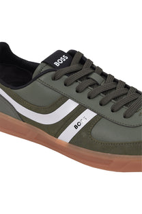 Boss Orange BOSS BRANDON TENN TRAINER OPEN GREEN Boss Orange Michael Stewart Menswear  Trainers