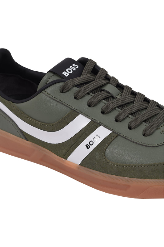 Boss Orange BOSS BRANDON TENN TRAINER OPEN GREEN Boss Orange Michael Stewart Menswear  Trainers