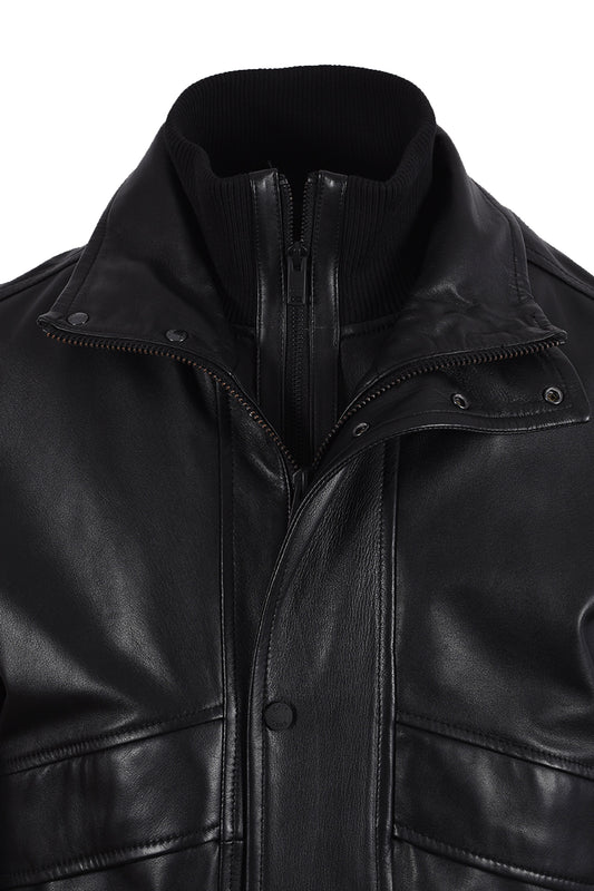 Boss Orange BOSS JOLIGHTS JACKET BLACK Boss Orange Michael Stewart Menswear  Jackets