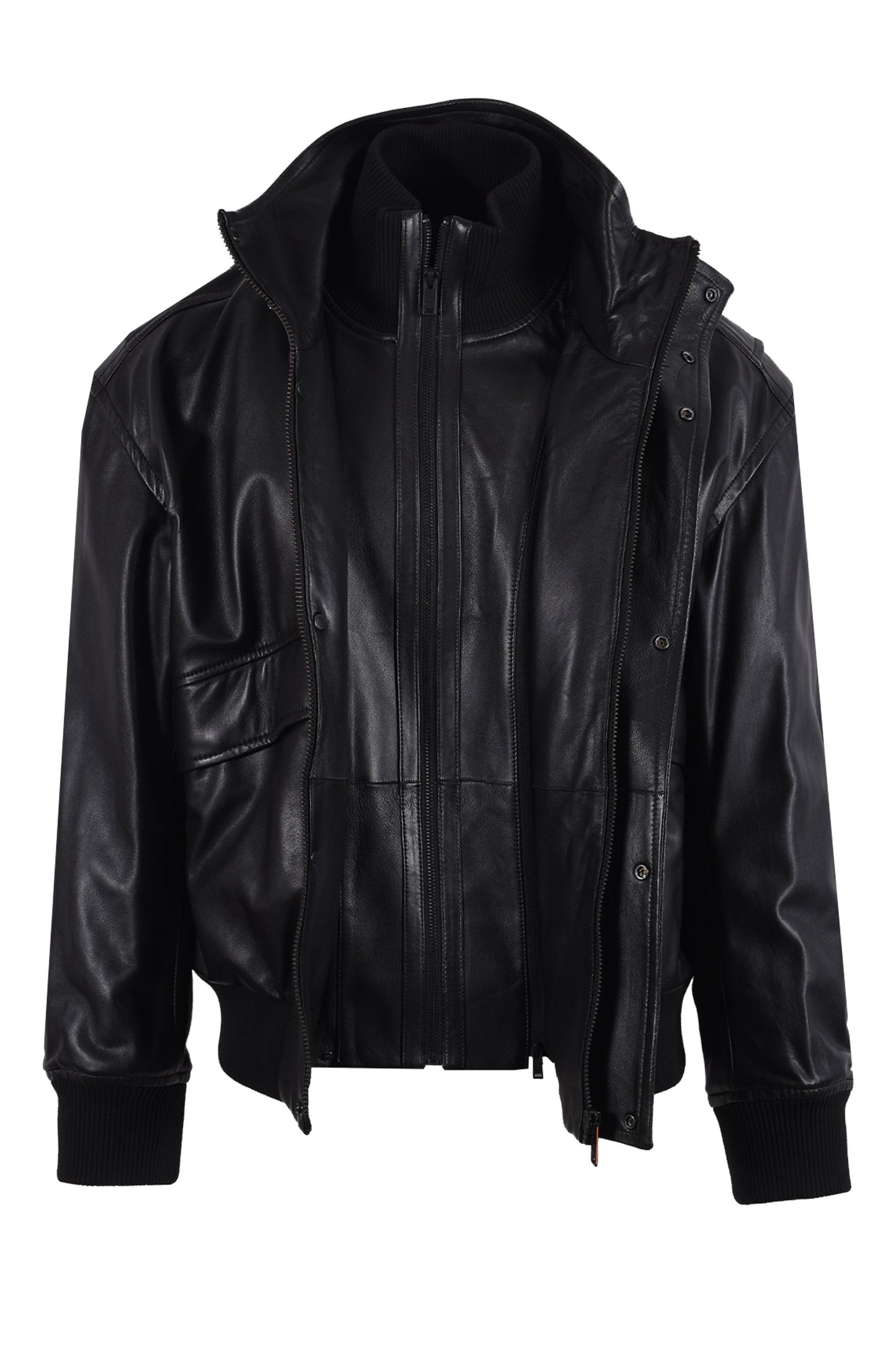 Boss Orange BOSS JOLIGHTS JACKET BLACK Boss Orange Michael Stewart Menswear  Jackets