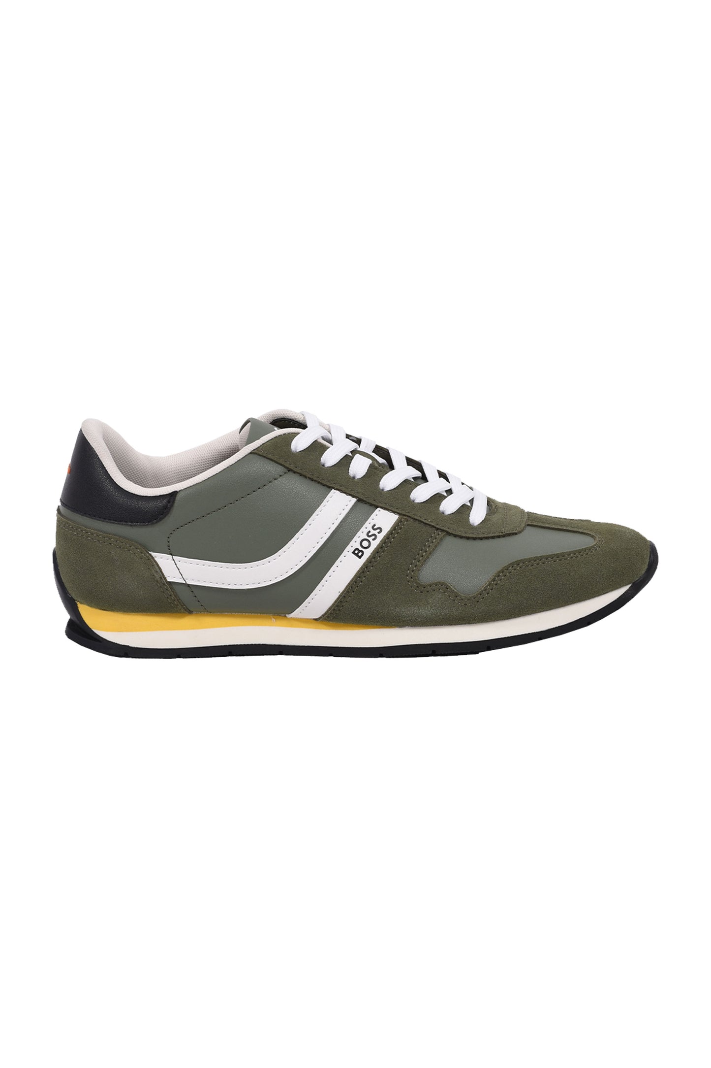 Boss Orange BOSS LEVON RUNN TRAINER DARK GREEN Boss Orange Michael Stewart Menswear  Trainers