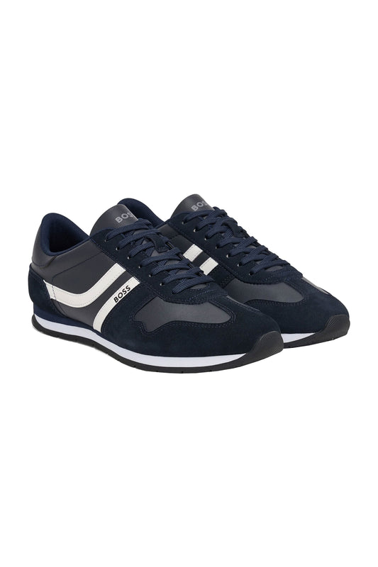 Boss Orange BOSS LEVON TRAINERS DARK BLUE