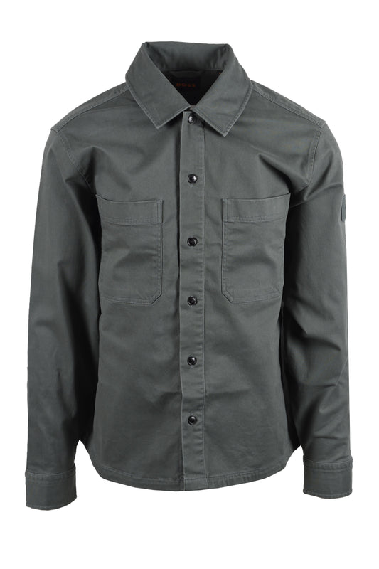 Boss Orange BOSS LOCKY 4 OVERSHIRT OPEN GREEN Boss Orange Michael Stewart Menswear  Shirts