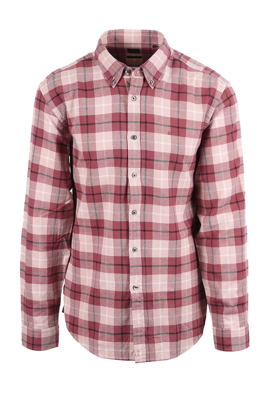 Boss Orange BOSS RICKERT SHIRT LIGHT PASTEL RED
