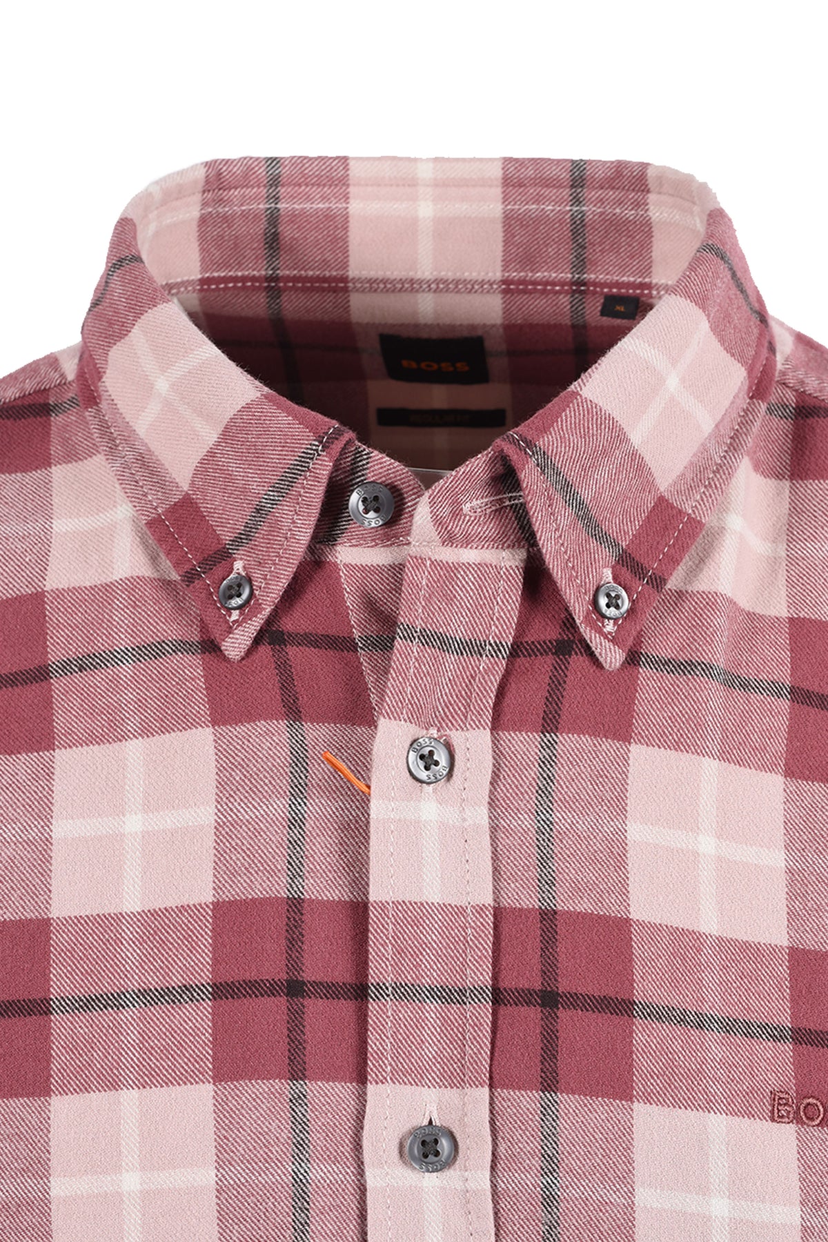 Boss Orange BOSS RICKERT SHIRT LIGHT PASTEL RED