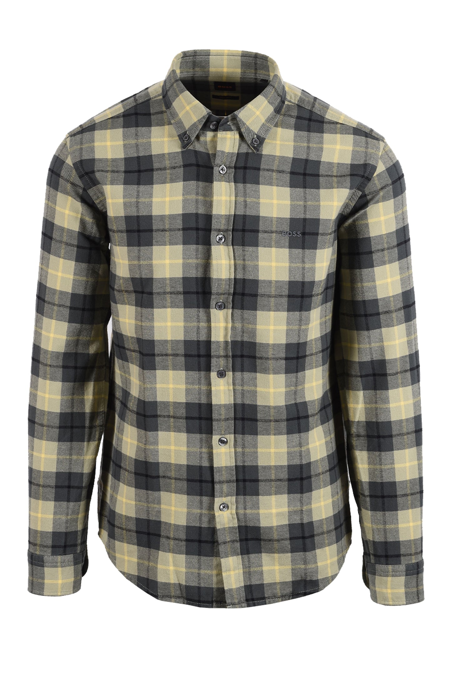 Boss Orange BOSS RICKERT SHIRT OPEN GREEN Boss Orange Michael Stewart Menswear  Shirts
