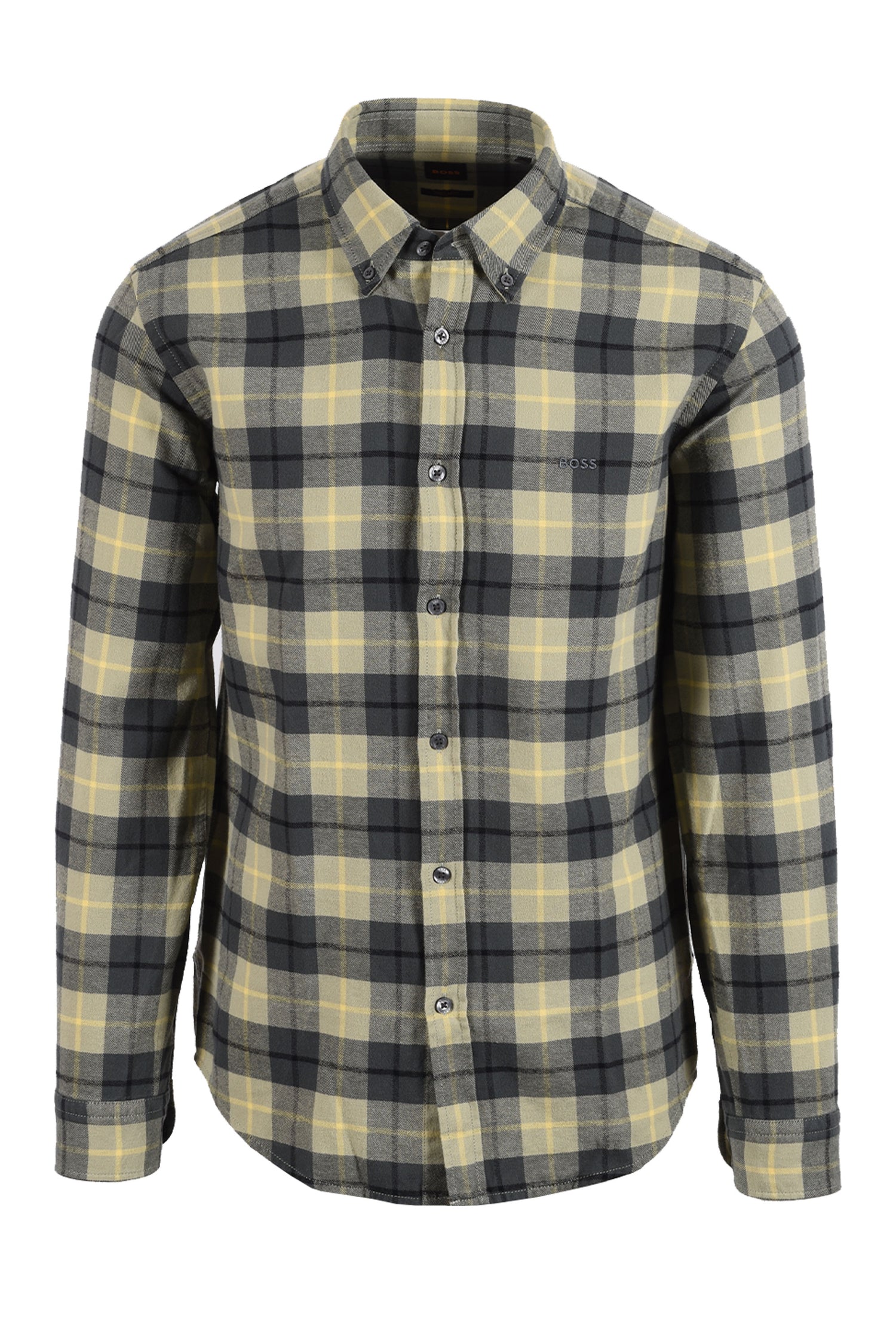 Boss Orange BOSS RICKERT SHIRT OPEN GREEN Boss Orange Michael Stewart Menswear  Shirts
