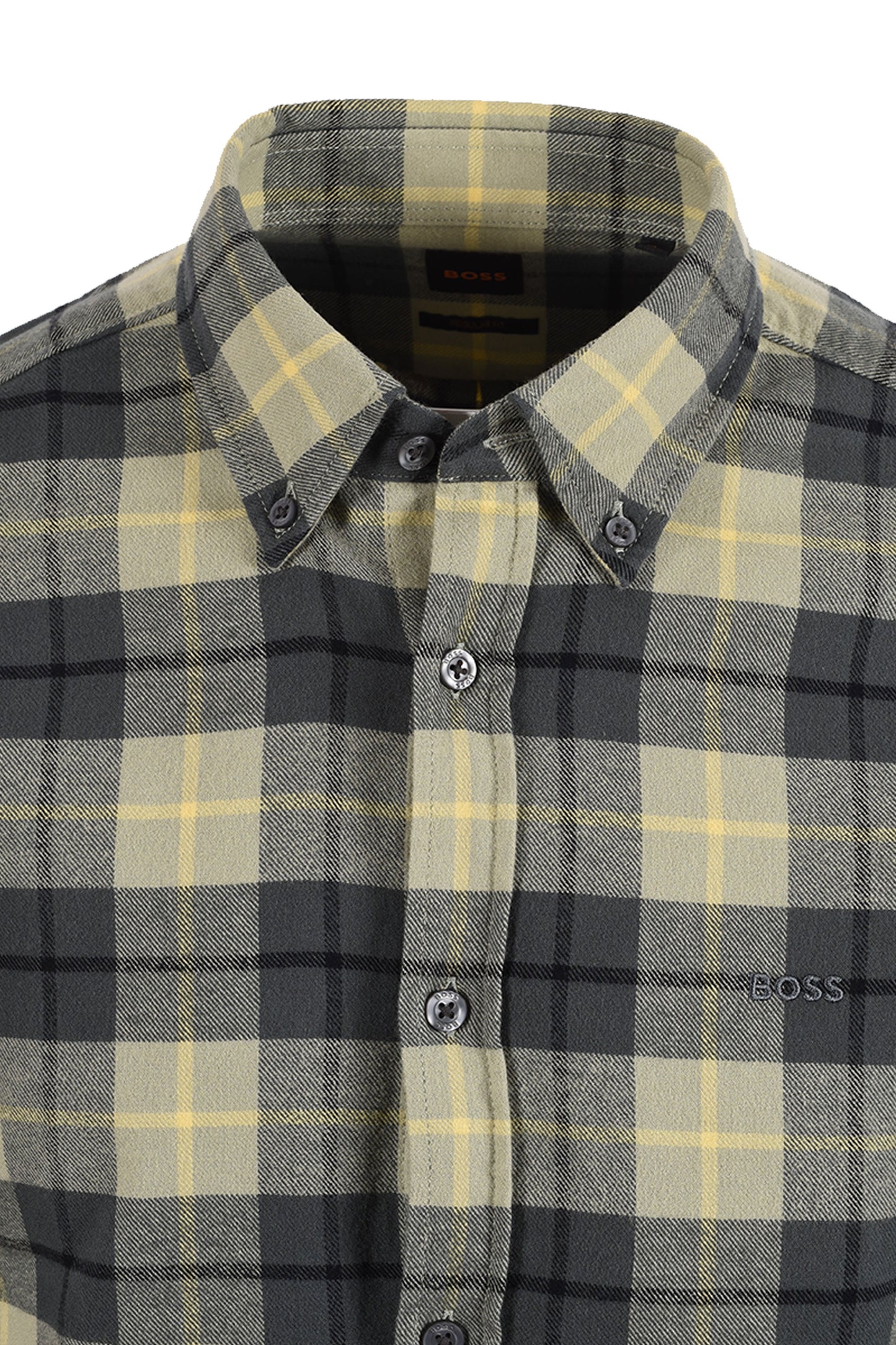 Boss Orange BOSS RICKERT SHIRT OPEN GREEN Boss Orange Michael Stewart Menswear  Shirts