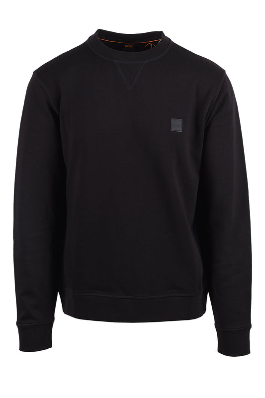 Boss Orange BOSS WESTART SWEATSHIRT BLACK Boss Orange Michael Stewart Menswear  Sweatshirts & Hoodies