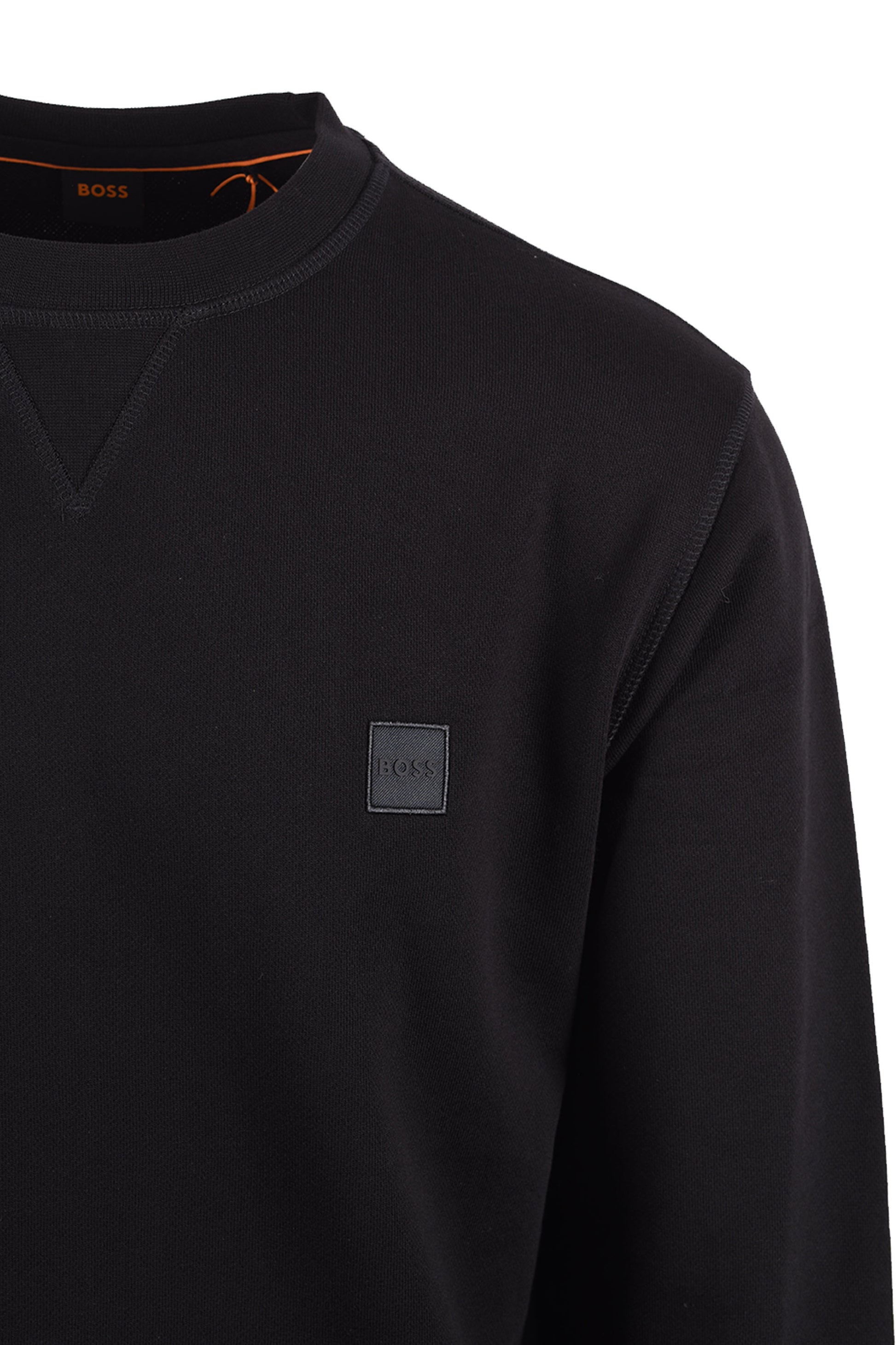 Boss Orange BOSS WESTART SWEATSHIRT BLACK Boss Orange Michael Stewart Menswear  Sweatshirts & Hoodies