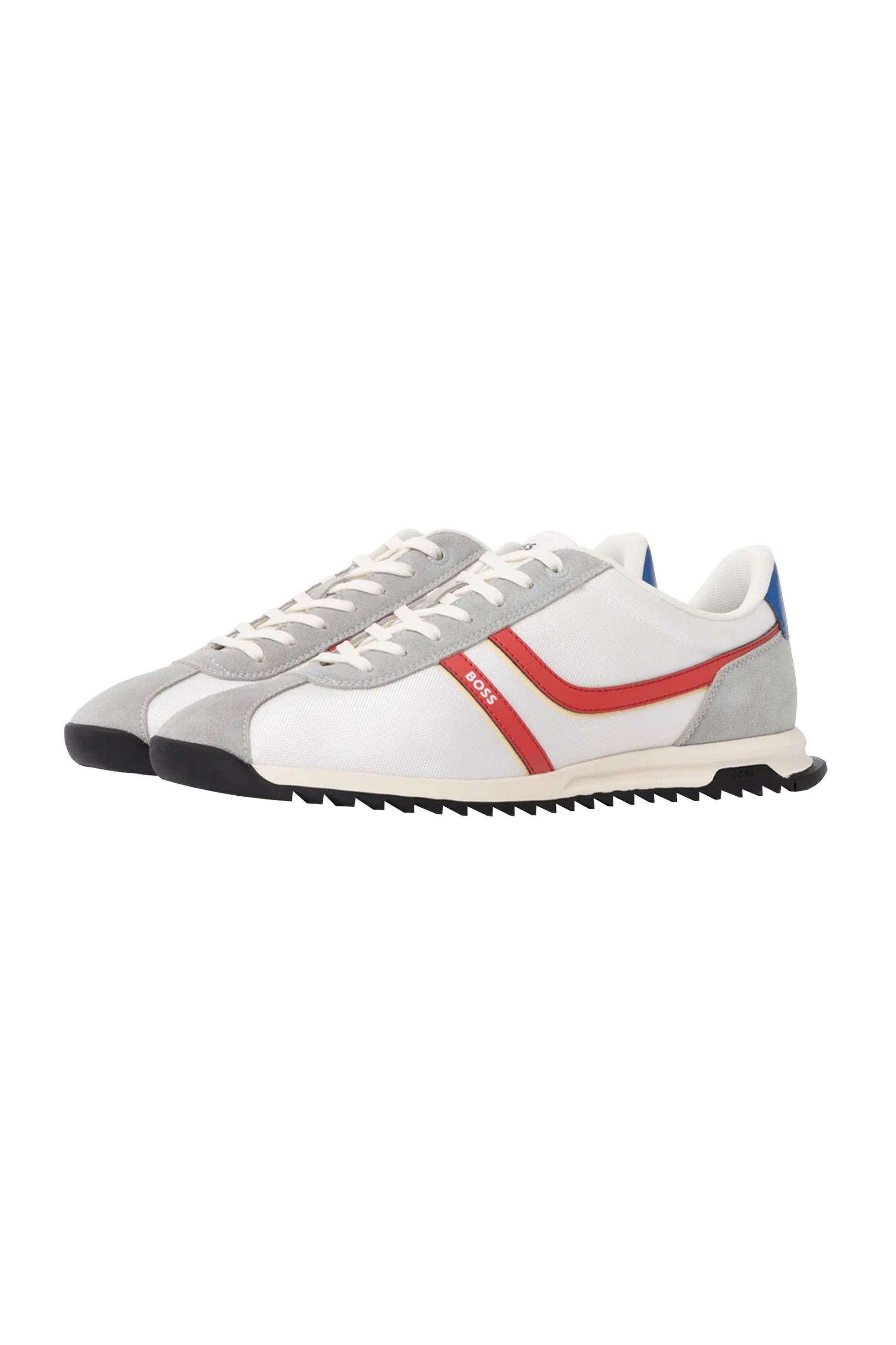 Boss Orange BOSS ZAYN TENN TRAINER OPEN WHITE Boss Orange Michael Stewart Menswear  Trainers