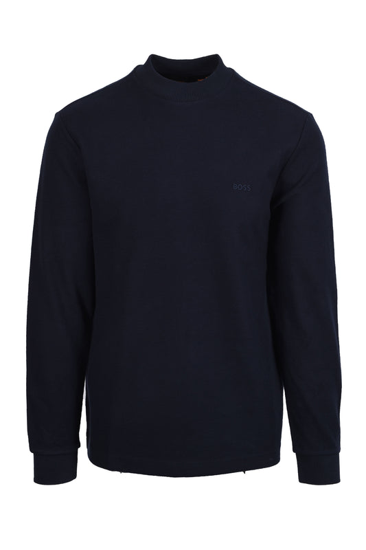 Boss Orange Explorer Long Sleeve T-Shirt Dark Blue