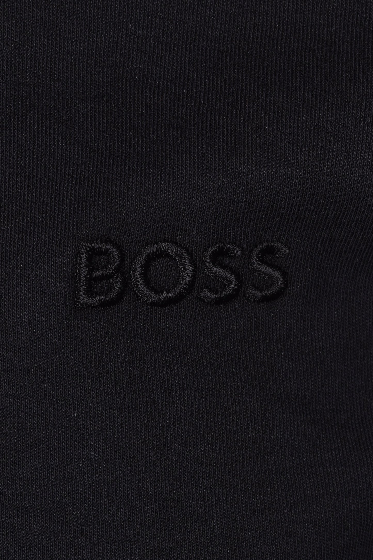 Boss Orange Interlock Polo Black