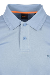 Boss Orange Interlock Polo Light Pastel Blue Boss Orange