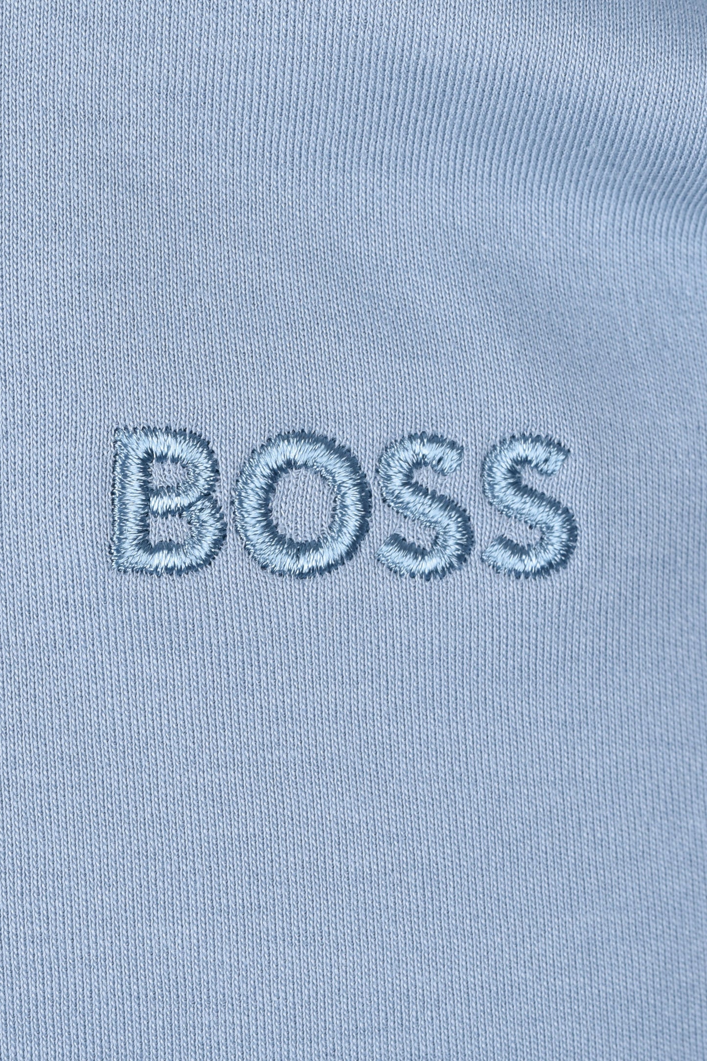 Boss Orange Interlock Polo Light Pastel Blue