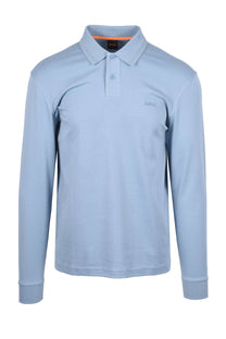 Boss Orange Interlock Polo Light Pastel Blue Boss Orange