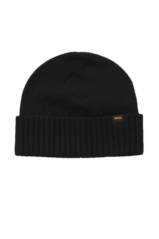 Boss Orange Kalipso Knitted Hat and Gloves Set Black