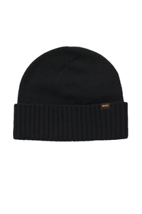 Boss Orange Kalipso Knitted Hat and Gloves Set Black Boss Orange