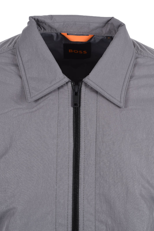 Boss Orange Leejay Overshirt Open grey