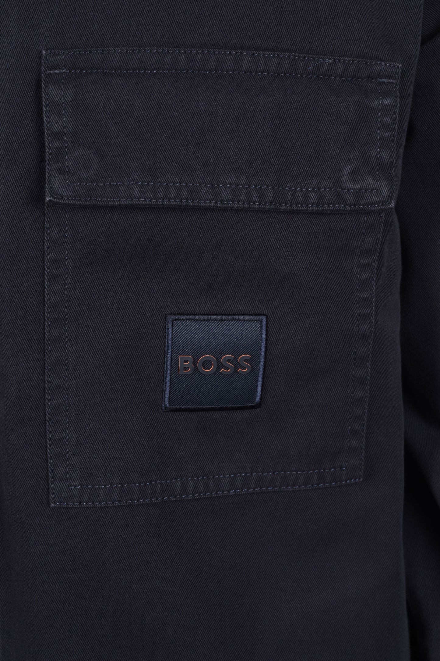 Boss Orange Lovel Zip Overshirt Dark Blue