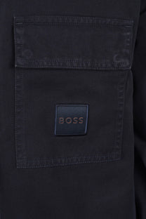Boss Orange Lovel Zip Overshirt Dark Blue Boss Orange