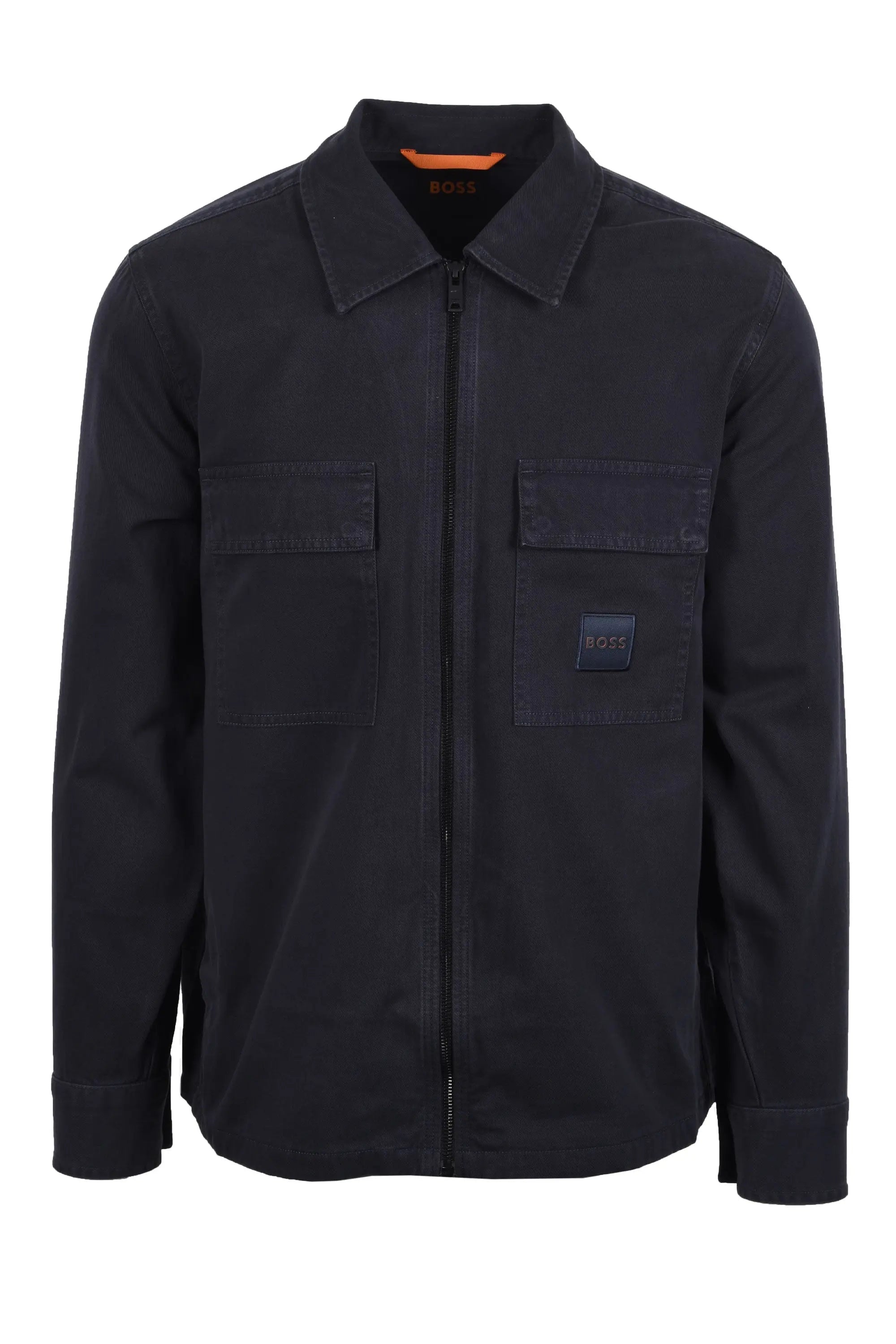 Boss Orange Lovel Zip Overshirt Dark Blue – Michael Stewart