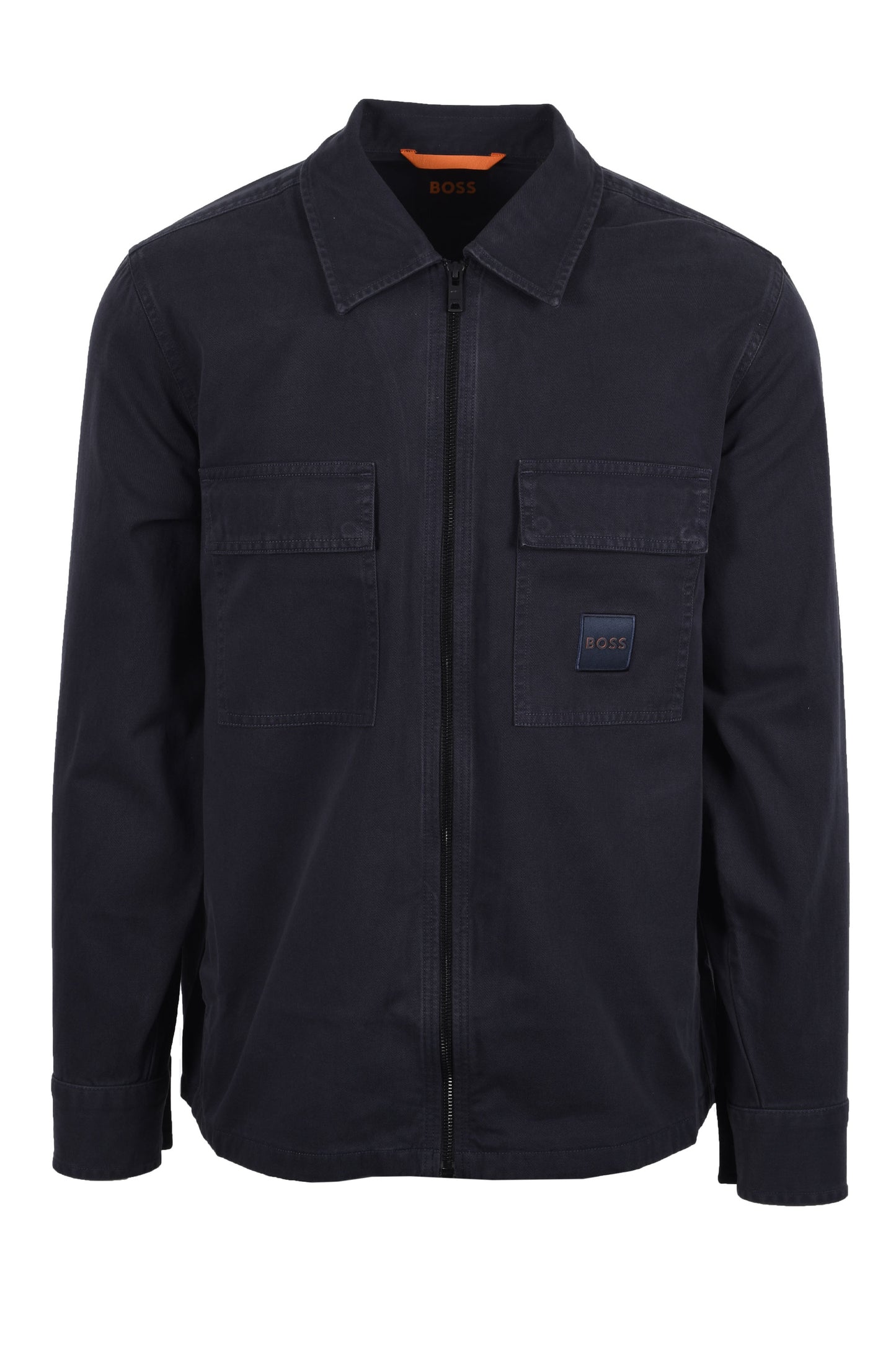 Boss Orange Lovel Zip Overshirt Dark Blue