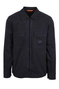 Boss Orange Lovel Zip Overshirt Dark Blue Boss Orange