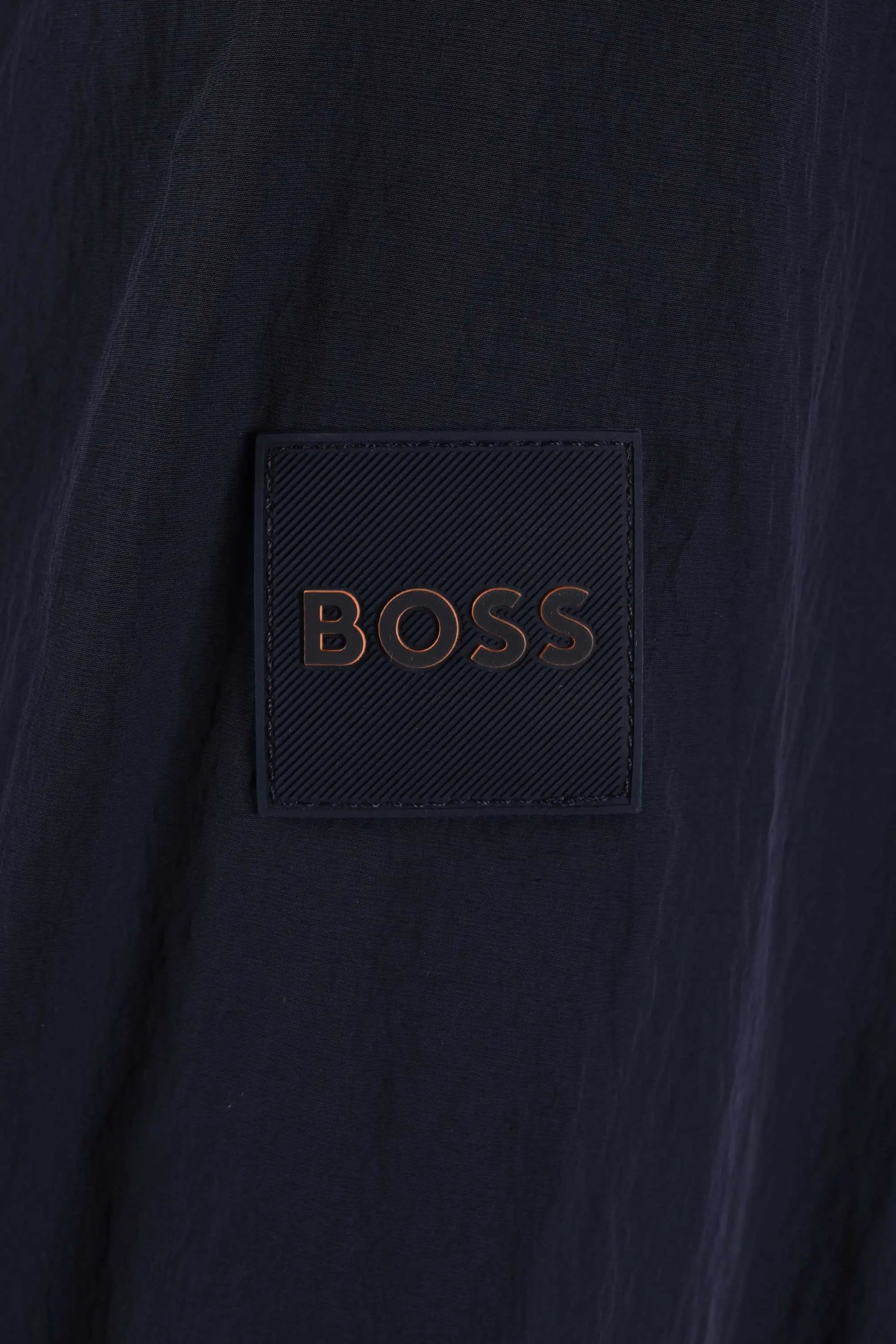 Boss orange rubberised patch logo