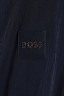 Boss orange rubberised patch logo