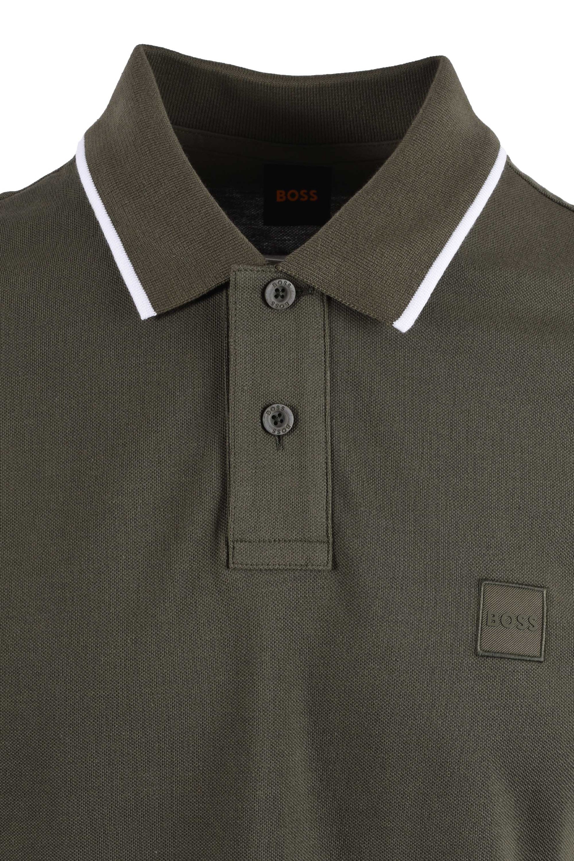 Boss orange passerford polo plakcet and collar