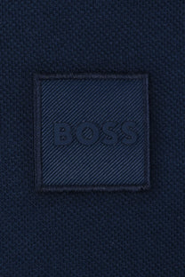 Boss Orange PASSERZIP POLO OPEN BLUE Boss Orange
