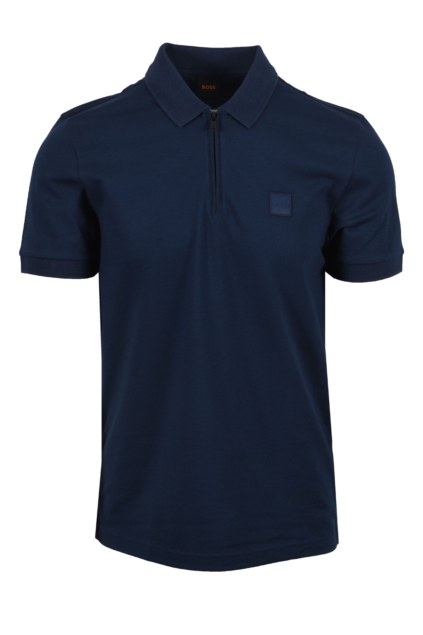 Boss Orange PASSERZIP POLO OPEN BLUE