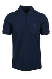 Boss Orange PASSERZIP POLO OPEN BLUE Boss Orange