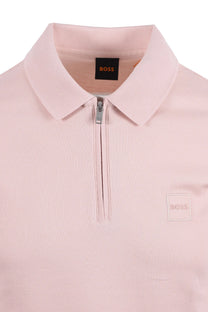 Boss Orange PASSERZIP POLO OPEN PINK Boss Orange