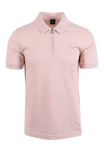 Boss Orange PASSERZIP POLO OPEN PINK Boss Orange