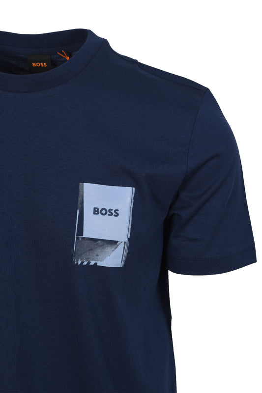 Boss Orange PLAIN T-SHIRTS OPEN BLUE