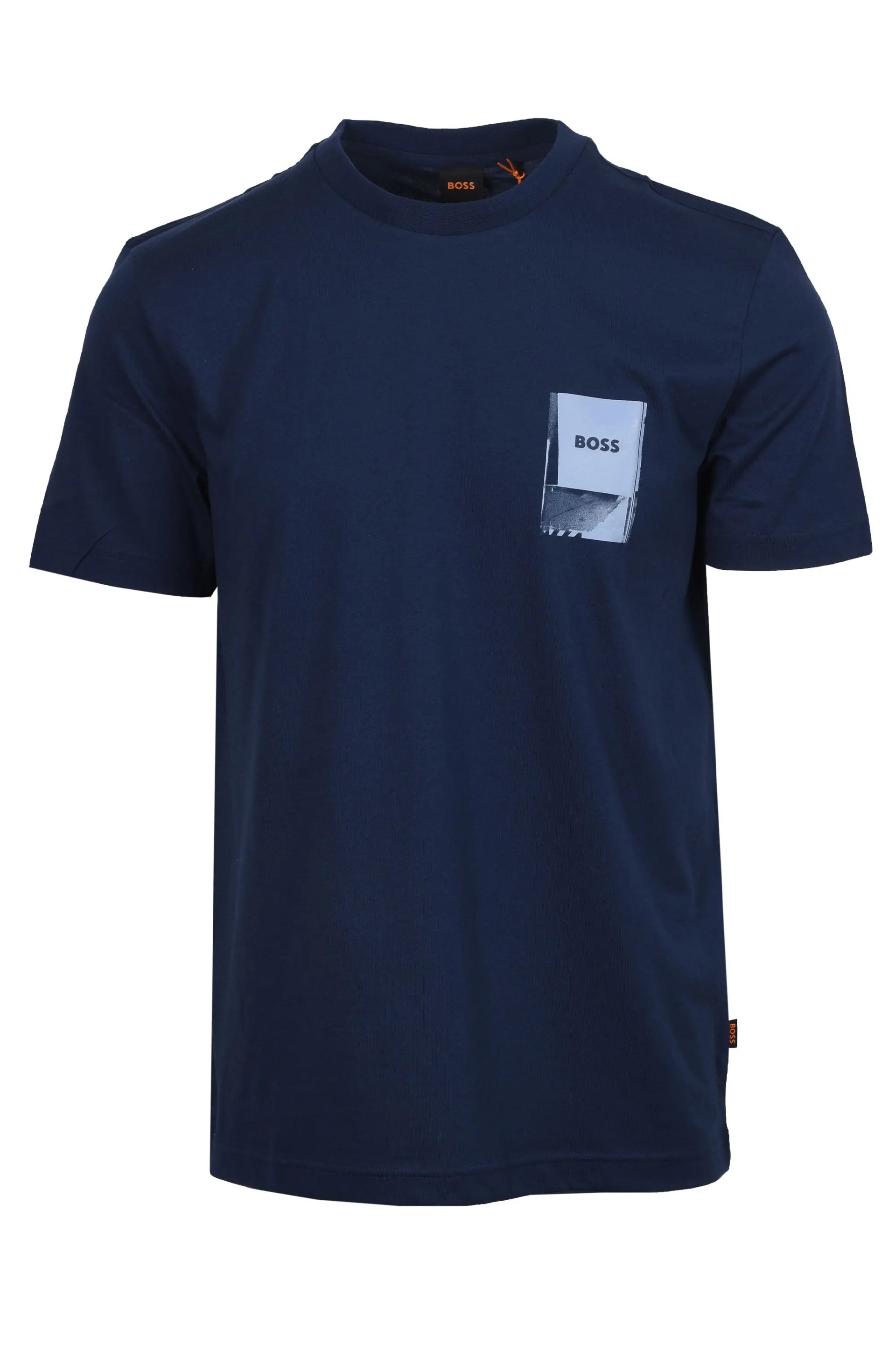 Maglietta BOSS Tee 5 Uomo – Open Blue461, Girocollo In Cotone E Elastan - 4