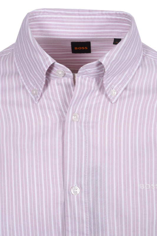 Boss Orange RICOPLUS SHIRT LIGHT PASTEL PURPLE