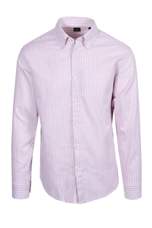 Boss Orange RICOPLUS SHIRT LIGHT PASTEL PURPLE