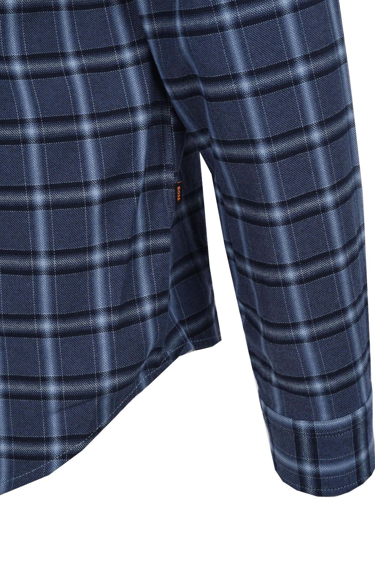 Boss Orange Rickert Check Shirt Dark Blue