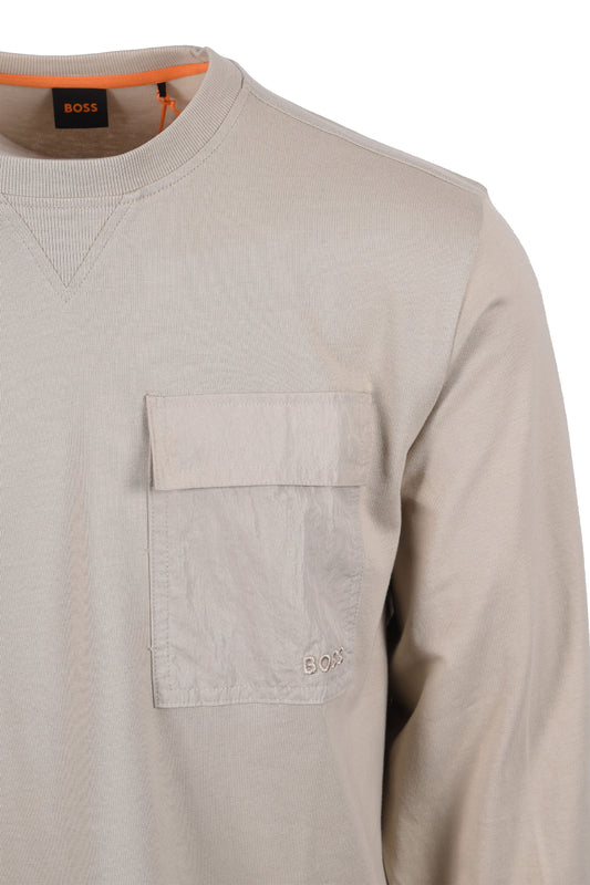 Boss Orange TE PROTECTIVE T-SHIRT LIGHT BEIGE