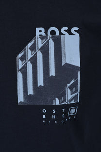 Boss Orange TE_BOARD TSHIRT DARK BLUE Boss Orange