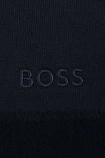 Boss Orange ZE_WINTERBRUSH HALF ZIP DARK BLUE Boss Orange
