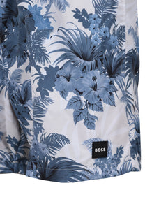 Boss Piranha Swim Shorts Open Blue Boss Black