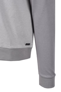 Boss Tracksuit Half Zip Light Pastel Grey Boss Black