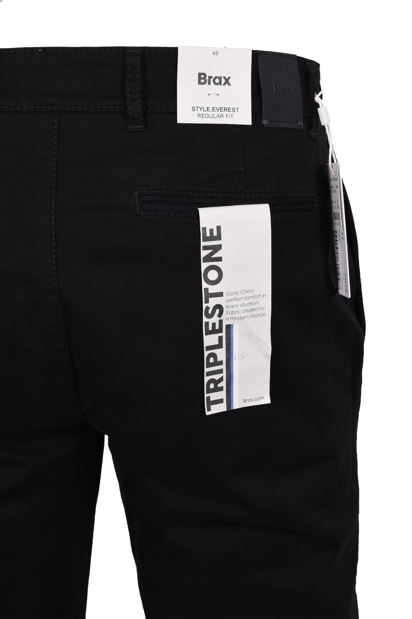 Brax Everest Cotton Chino Black